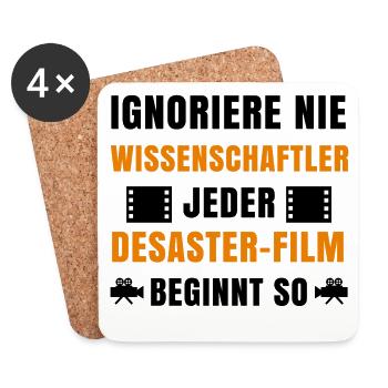 Binge Watching Filme Kino Movies Statement Kamera - Untersetzer (4er-Set) - Weiß - Vorne