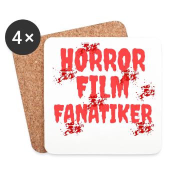 Movies Streaming Statement Kinoabend Filmabend - Untersetzer (4er-Set) - Weiß - Vorne