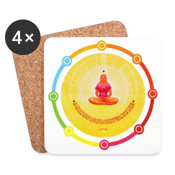 CreationLight Soul Balm - Sonja Ariel - Coasters (set of 4) - white - Front