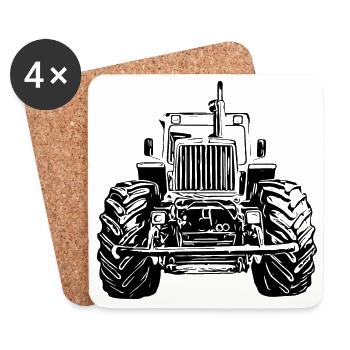 MB trac Front - Coasters (set of 4) - white - Front