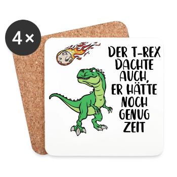 Erderwärmung Erde Artenschutz Umwelt Statement - Untersetzer (4er-Set) - Weiß - Vorne