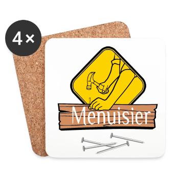 Carpenter - Coasters (set of 4) - white - Front