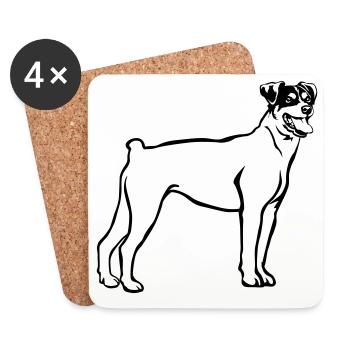 Bodeguero Andaluz - Dessous de verre (lot de 4) - blanc - Devant