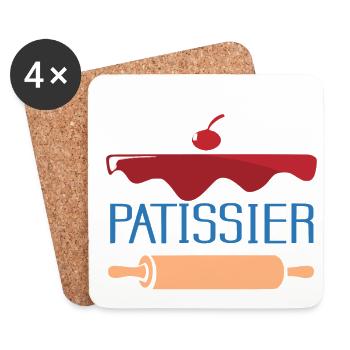 Confectioner - Coasters (set of 4) - white - Front
