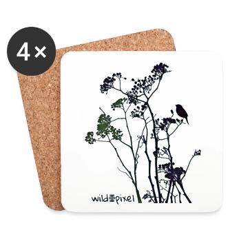 Sei Natur - Untersetzer (4er-Set) - Weiß - Vorne