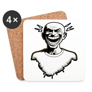 LOL 04 - Coasters (set of 4) - white - Front