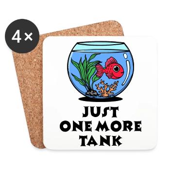 Pets Statement Aquarium Fish Pet - Coasters (set of 4) - white - Front
