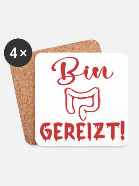 REIZDARM - Untersetzer (4er-Set) - Weiß
