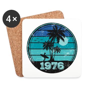 Vintage 1976 - Coasters (set of 4) - white - Front