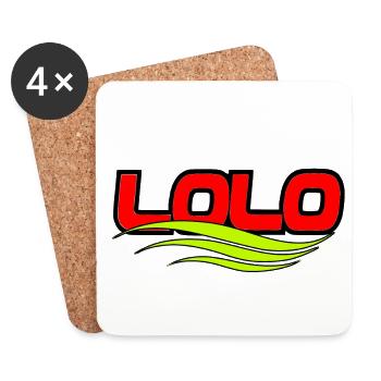 Lolo - Untersetzer (4er-Set) - Weiß - Vorne