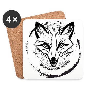 Classic Fox - Coasters (set of 4) - white - Front