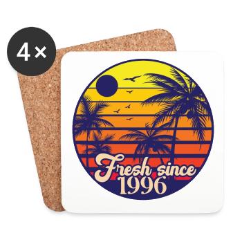 Vintage 1996 - Coasters (set of 4) - white - Front