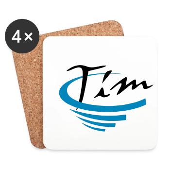 Tim - Untersetzer (4er-Set) - Weiß - Vorne