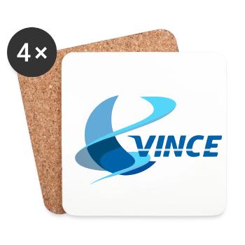 Vince - Coasters (set of 4) - white - Front