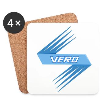 Vero - Coasters (set of 4) - white - Front