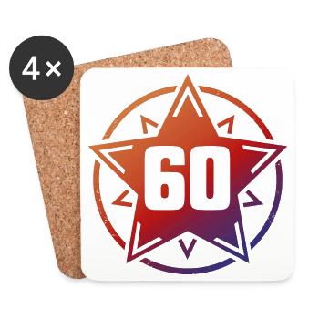 Superstar 60 - Coasters (set of 4) - white - Front