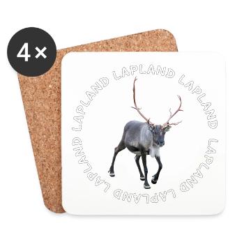 LAPLAND - Coasters (set of 4) - white - Front