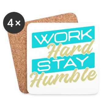 Employee Job Work Career Worker Profession - Coasters (set of 4) - white - Front