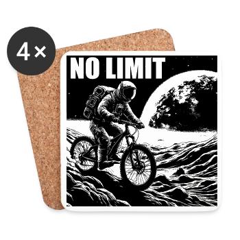 NO LIMIT - Coasters (set of 4) - white - Front