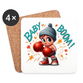 Baby Boom - Coasters (set of 4) - white - Front