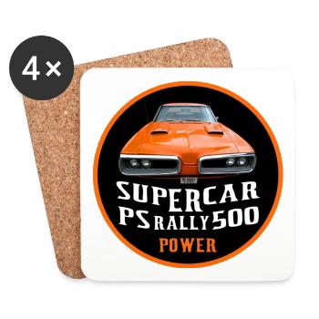 SUPERCAR - Coasters (set of 4) - white - Front