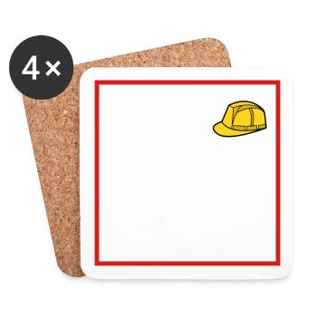 Career, Engineer, Job, Quote, Employee, Success - Coasters (set of 4) - white - Front