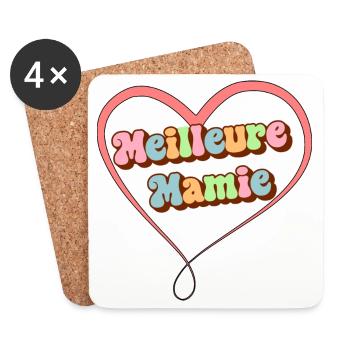 Best Granny - Coasters (set of 4) - white - Front