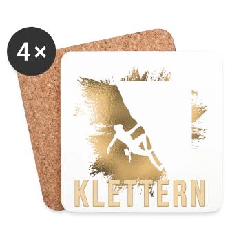 Klettern - Untersetzer (4er-Set) - Weiß - Vorne