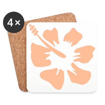 Cadeau pour la fête des mères : Idée de cadeau pour la fête des mères - Dessous de verre (lot de 4) - blanc - Devant