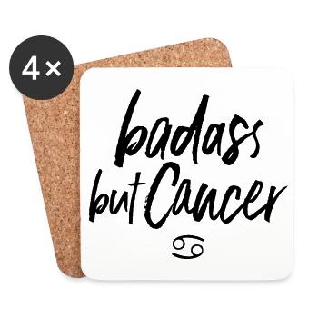 Astro Badass but Cancer - Coasters (set of 4) - white - Front