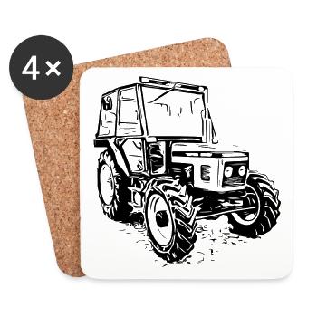 5245 - Coasters (set of 4) - white - Front