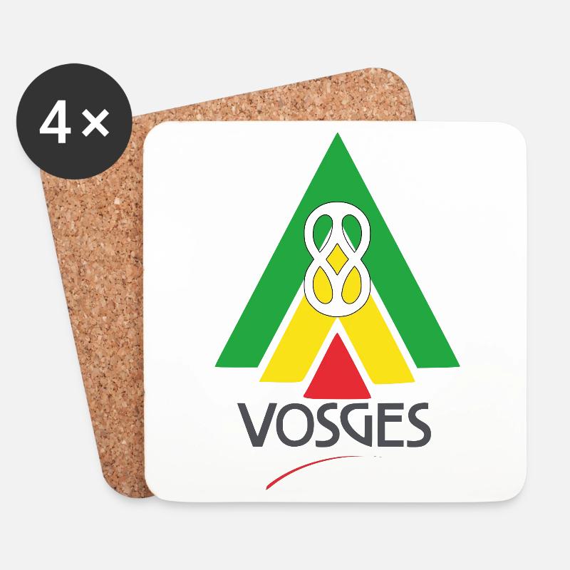 Vosges - Untersetzer (4er-Set) - Weiß