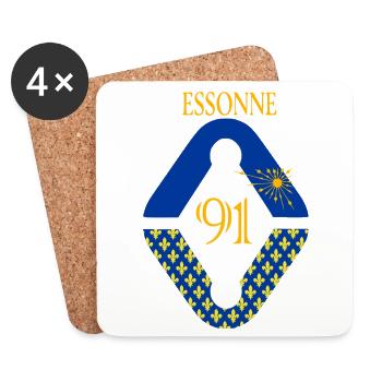 Essonne - Untersetzer (4er-Set) - Weiß - Vorne