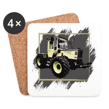 MB Traktor 1000 - Untersetzer (4er-Set) - Weiß - Vorne