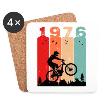 Vintage 1976 - Coasters (set of 4) - white - Front