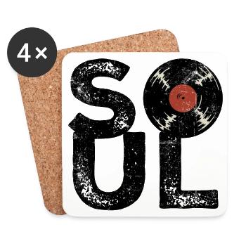 Soul vintage - Coasters (set of 4) - white - Front
