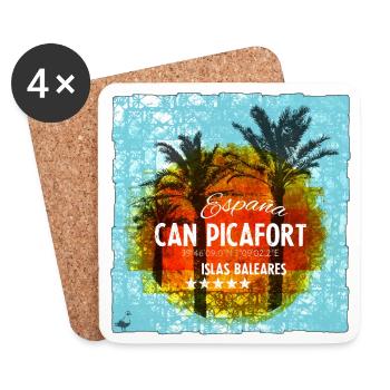 Can Picafort - Coasters (set of 4) - white - Front