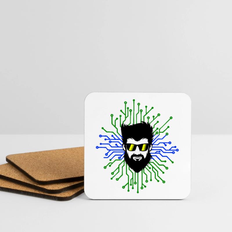 Nerd Developer Computer Code Informatik Debug Untersetzer (4er-Set)