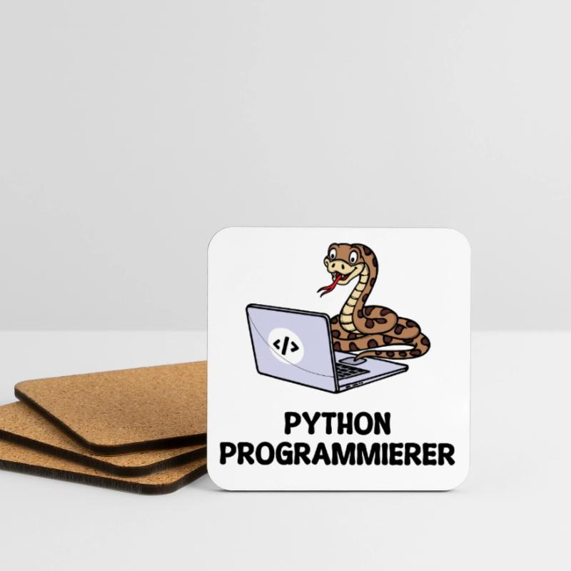 Déclaration du développeur de code informatique du programmeur Dessous de verre (lot de 4)