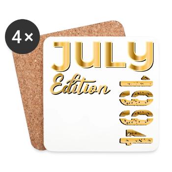 32nd Birthday July 1994 - Coasters (set of 4) - white - Front