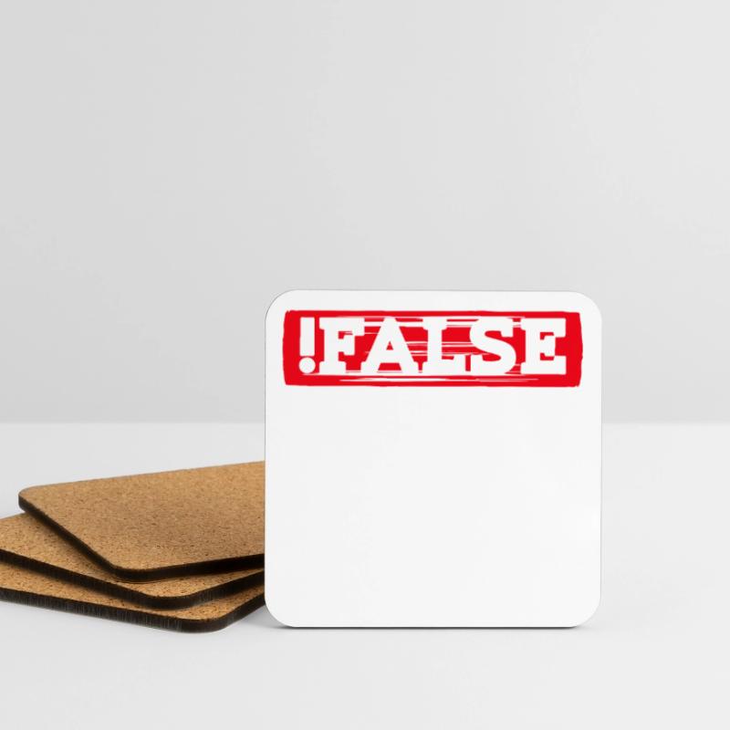 Debug Skripting Statement Developer Code Nerd Untersetzer (4er-Set)