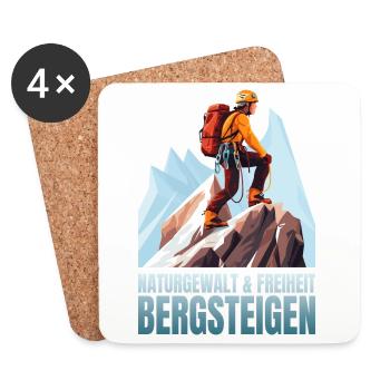 Naturgewalt Freiheit - Untersetzer (4er-Set) - Weiß - Vorne