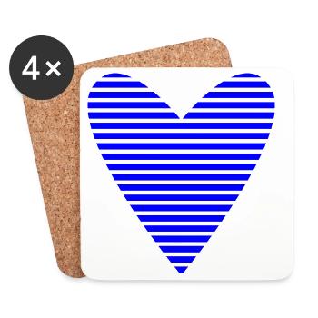 HEART. DAD. MOM. Bachelorette party. BEBE. CHILD. HEART. FEAST - Coasters (set of 4) - white - Front