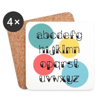 MISTRESS. THANK YOU. THANK YOU MISTRESS. MISTRESS - Coasters (set of 4) - white - Front