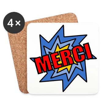 MISTRESS. THANK YOU. THANK YOU MISTRESS - Coasters (set of 4) - white - Front