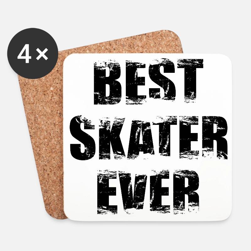 Bester Skater - Untersetzer (4er-Set) - Weiß
