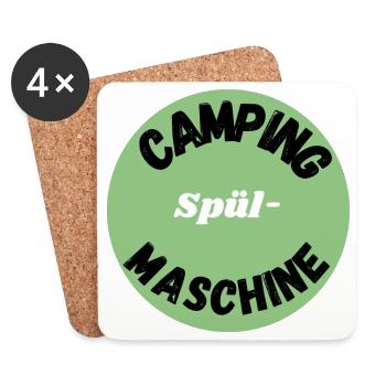 Camping spülmaschine - Untersetzer (4er-Set) - Weiß - Vorne