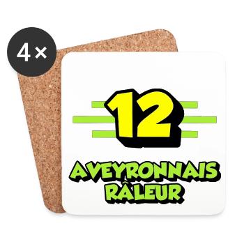 Complaining Aveyron - Coasters (set of 4) - white - Front
