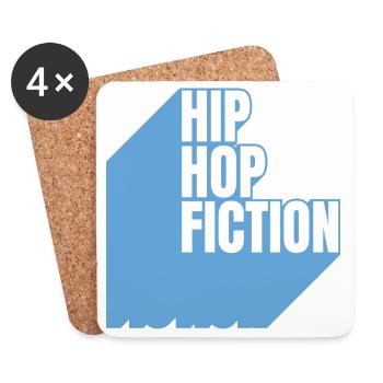 Fiction hip-hop - Dessous de verre (lot de 4) - blanc - Devant