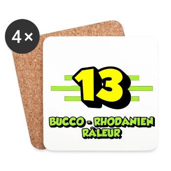Complaining Bucco-Rhone - Coasters (set of 4) - white - Front